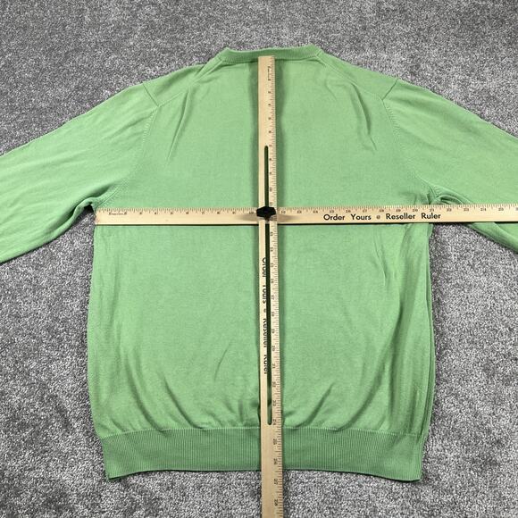 Brooks Brothers Sweater Mens Supima Cotton V Neck Workwear *See Description - Picture 12 of 14